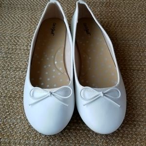Cat & Jack white ballet flats
